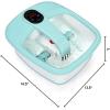 imageGiantex Foot Spa Bath Massager with Automatic Massage Rollers Digital Adjustable Temperature Control Fast Heating Large Bubbles Electric Feet Salon Tub for Foot Stress ReliefGreen
