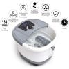 imageGiantex Foot Spa Foot Bath Massager with Heat Bubbles 16 Pedicure Shiatsu Roller Massage Points Adjustable Time ampamp Temperature Led Display Drainage Pipe Foot Soak Tub Pedicure Foot SpaGrey