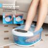 imageGiantex Foot Spa with Heat and Massage  Feet Bath Soak Tub wBubble Vibration Removable Pedicure Stone Massage Beads Auto ShutOff Relieve Feet Stress Pedicure Foot Soaker Tub TurquoiseBlue