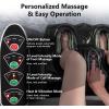 imageGiantex Foot and Calf Massager with Heat  Shiatsu Foot Massager Machine with Vibration Deep Kneading 3Level Intensity Modes Electric Foot Massager for Tired Feet Leg Calf Pain Relief RedBlack