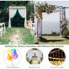 imageGiantex Garden Arbor Wedding Arch for Ceremony Party Metal Trellis Archway for Climbing Plants Rose Grape Vines Steel Frame Pergola Decoration for Backyard Patio Lawn Pathway Easy to Assemble