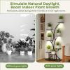 imageGiantex Plant Stand Indoor with Grow Lights 8Tier 58quot Tall Corner Metal Plant Shelf for Multiple Plants Decorative Curved Flower Pot Display Rack for Living Room Home Balcony Patio 11 Pack
