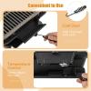 imageGiantex Portable Hibachi Grill Doublesided Cast Iron Grill with Air Regulating Door ampamp Fire Gate Grate Lifter Ideal for Outdoor Picnic Camping ampamp Backyard Barbecue CookingRectangle Grill