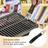 imageGiantex Portable Hibachi Grill Doublesided Cast Iron Grill with Air Regulating Door ampamp Fire Gate Grate Lifter Ideal for Outdoor Picnic Camping ampamp Backyard Barbecue CookingRectangle Grill