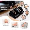 imageGiantex Shiatsu Foot Massager Machine for Feet Leg Calf Ankle Relieve Pain Spa Gift Deep Kneading Rolling Massage Electric Shiatsu Foot Massager wRemote 4 Modes BlackBlack