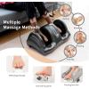 imageGiantex Shiatsu Foot Massager Machine for Feet Leg Calf Ankle Relieve Pain Spa Gift Deep Kneading Rolling Massage Electric Shiatsu Foot Massager wRemote 4 Modes BlackGrey