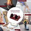 imageGiantex Shiatsu Foot Massager Machine for Feet Leg Calf Ankle Relieve Pain Spa Gift Deep Kneading Rolling Massage Electric Shiatsu Foot Massager wRemote 4 Modes BlackBurgundy