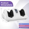 imageGiantex Shiatsu Foot Massager Machine for Feet Leg Calf Ankle Relieve Pain Spa Gift Deep Kneading Rolling Massage Electric Shiatsu Foot Massager wRemote 4 Modes BlackWhite