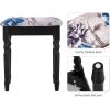 imageGiantex Vanity Table Set with TriFolding Mirror Makeup Dressing Table with 4 Drawers Bedroom Vanity with Padded Stool Room Desk Vanities Black