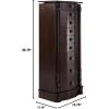 imageGiantex Wood Jewelry Cabinet Armoire Box Storage Chest Stand Organizer Necklace