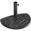 imageGiantex 20quot Outdoor Patio Half Round Umbrella Base Stand Black W 9Ft Half Round Umbrella Stand