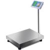 imageGiantex 660lbs Weight Computing Digital Scale Floor Platform Scale Postal Scale Accurate Shipping Mailing LBKG Price Calculator Stainless Steel HighDefinition Display Screen