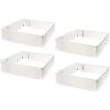 imageGiantex Plant Raised Bed Planter for Vegetables Flower Outdoor Garden Plant Box Patio Backyard Easy Assembly 4 Pcs 485Lx485Wx12H White