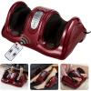 imageGiantex Shiatsu Foot Massager Machine for Feet Leg Calf Ankle Relieve Pain Spa Gift Deep Kneading Rolling Massage Electric Shiatsu Foot Massager wRemote 4 Modes BlackBurgundy