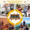 imageGiantex 20in Foosball Table Mini Foosball Table Top wScore Keepers 2 Balls Soccer Table Game for Kids Football Table for Family Game Night Game Room Bars Parties