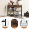 imageGiantex 2Tier Console Table with Drawers Wood Entryway Table with 2 Drawers ampamp Open Storage Shelf for Living Room Entryway Easy Assembly Rectangular Accent Table NaturalBrown