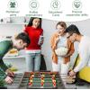 imageGiantex 37quot Foosball Table Wooden Competition Soccer Game Table w 2 Balls 2 Cup Holders Recreational Table Football for Arcades Game Room Bars Parties Family Night