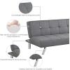 imageGiantex 3Seat Convertible Sofa Bed Sofa Bed w 3 Adjustable Angles Line Fabric ampamp HighDensity Sponge Durable Wood Frame ampampSturdy StainlessSteel Feet Suitable for Living Room Bedroom