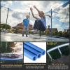imageGiantex 8Ft 10Ft 12Ft 14Ft 15Ft 16Ft Trampoline for Kids Adults ASTM Approved Trampoline with Net Thickness Steel Pipes WearResistant All Weather Outdoor Large Recreational Trampoline with LadderLight Blue