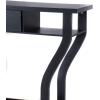 imageGiantex Console Hall Table for Entryway Small Space Sofa Side Table with Storage Drawer and Shelf Home Office Living Room Furniture Narrow Accent Hall Table Black