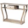 imageGiantex Console Table Easy Assembly Entryway Table WStorage Drawer and Bottom Shelf MuftiFunctional Home Furniture for Hallway Living Room Bedroom Office 47 Inch Accent Hall Table Gray WashGray Wash