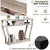 imageGiantex Console Table Easy Assembly Entryway Table WStorage Drawer and Bottom Shelf MuftiFunctional Home Furniture for Hallway Living Room Bedroom Office 47 Inch Accent Hall Table Gray WashGray Wash