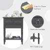 imageGiantex Entryway Table with Storage Rustic Small Console Table w 3 Drawers ampamp Open Bottom Shelf Skinny Wood Console Table Narrow Sofa Side Table for Living Room Foyer Hallway Entry Table BeigeGrey