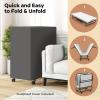 imageGiantex Folding Bed with Mattress and Top Pillow Cot Portable Guest Bed wMetal Frame Storage Pocket ampamp Cover SpaceSaving Rollaway Bed with Memory Foam Mattress for Adults 75quot x 31quotSmall Single