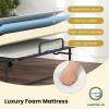 imageGiantex Folding Bed with Mattress for Adults Twin Size Rollaway Beds for Guest Space Saving Portable Foldable Bed wMemory Foam Mattress ampamp Metal Frame for Easy Storage 75quotx 38quotTwin