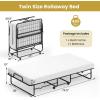 imageGiantex Folding Bed with Mattress for Adults Twin Size Rollaway Beds for Guest Space Saving Portable Foldable Bed wMemory Foam Mattress ampamp Metal Frame for Easy Storage 75quotx 38quotTwin