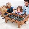 imageGiantex Foosball Table 27in Mini Football Table Game w 2 FootballsScore Keepers Wood Soccer Table Top for Kids Family Night Parties Game RoomsNatural