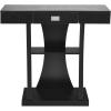 imageGiantex Narrow Console Table TShaped  Behind Couch Table with Drawer Shelves Dual AntiTipping Kits Modern Foyer Table Sofa Side Table for Living Room Entryway Hallway Entry Table GrayBlack