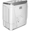 imageGiantex Portable Washing Machine 13lbs Washer and Spinner Combo SemiAutomatic Laundry Clothes Machine Compact Twin Tub Mini Washer for Apartment Camping Dorms RVGrayWhite
