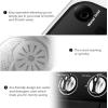 imageGiantex Portable Washing Machine 13lbs Washer and Spinner Combo SemiAutomatic Laundry Clothes Machine Compact Twin Tub Mini Washer for Apartment Camping Dorms RVBlackWhite