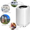 imageGiantex Portable Washing Machine Full Automatic Washer and Dryer Combo with Builtin Pump Drain 8 LBS Capacity Compact Laundry Washer Spin Dryer for Apartment RV Dorm