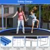 imageGiantex Trampoline for Kids Adults ASTM Approved 8 10 12 14 15 16Ft Big Trampoline with Ladder Thickness Steel Pipes WearResistant All Weather Outdoor Large Recreational Trampoline with Net14Ft 3 Legs