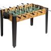 imageGiantex 48 Foosball Table Wooden Soccer Table Game wFootballs Suit for 4 Players Competition Size Table Football for Kids Adults Football Table for Game Room ArcadesWood
