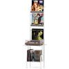 imageGiantex 5Tier Record Player Stand with Vinyl Storage Holds up to 200 Albums SpaceSaving ampamp Versatile Style White