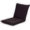 imageGiantex Floor Chair with Back Support 6 Adjustable Position Folding Sleeper Bed Video Game Chairs for Meditation Reading Watching TV Floor Gaming Chair BlackCoffee