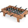 imageGiantex Foosball Table 27in Mini Football Table Game w 2 FootballsScore Keepers Wood Soccer Table Top for Kids Family Night Parties Game RoomsNatural