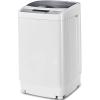 imageGiantex FullAutomatic Washing Machine Portable Compact 134 Cuft Laundry Washer Spin with Drain Pump 10 programs 8 Water Level Selections with LED Display 12 Lbs Capacity