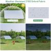 imageGiantex 185ft Large Metal Chicken Coop Walkin Chicken Coops Hen Run House Shade Cage with Waterproof and Sun Protection Cover for Outdoor Backyard Farm Use Poultry Cage 185 x 92 ft FlatDome