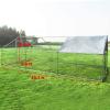imageGiantex 185ft Large Metal Chicken Coop Walkin Chicken Coops Hen Run House Shade Cage with Waterproof and Sun Protection Cover for Outdoor Backyard Farm Use Poultry Cage 185 x 92 ft FlatSpire