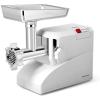imageGiantex 2000 Watt Meat Grinder Electric 26 Hp Home Industrial Meat Grinder Sausage Maker Stuffer 3 Speed W1 Stainless Steel Cutting Blade 3 Cutting Plates and Sausage Tubes