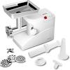 imageGiantex 2000 Watt Meat Grinder Electric 26 Hp Home Industrial Meat Grinder Sausage Maker Stuffer 3 Speed W1 Stainless Steel Cutting Blade 3 Cutting Plates and Sausage Tubes
