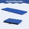 imageGiantex 6x2X16 Gymnastics Mat Thick Folding Panel for for Gym Yoga Exercise Mat with Hook ampamp Loop FastenersBlue