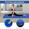 imageGiantex 6x2X16 Gymnastics Mat Thick Folding Panel for for Gym Yoga Exercise Mat with Hook ampamp Loop FastenersBlue