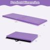 imageGiantex 6x2X16 Gymnastics Mat Thick Folding Panel for for Gym Yoga Exercise Mat with Hook ampamp Loop FastenersPurple