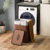 imageGiantex Bamboo Laundry Hamper with Lid 72L Large ampamp Tall Clothes Hamper with Removable Liner ampamp Handles Rectangular Laundry Basket for Small Spaces Laundry Room Bedroom NaturalBrown