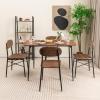 imageGiantex Dining Table Set for 4 MidCentury Kitchen Furniture Set wKitchen Table 4 Dining Chairs Reinforced Metal Frame 5Piece SpaceSaving Dinette Set for Small Place Breakfast Nook